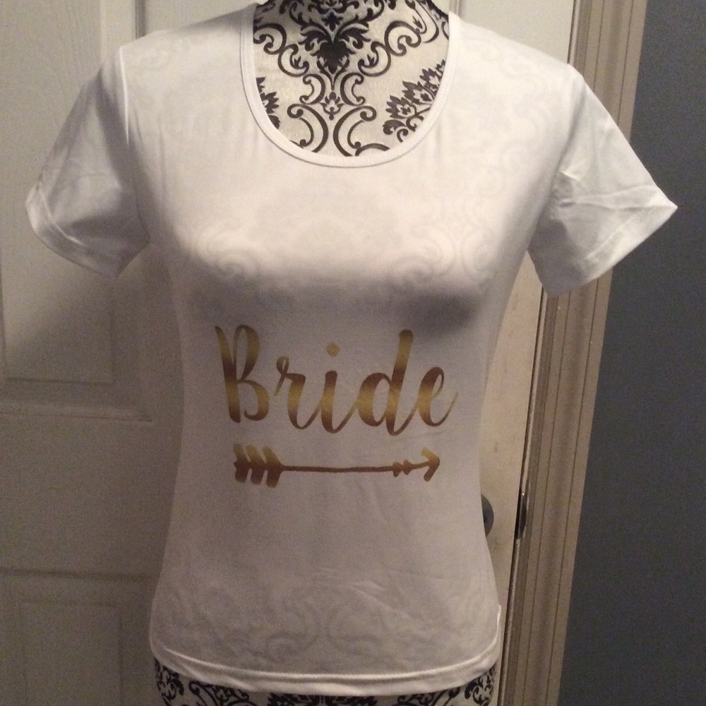 T shirt for Bride medium NWOT